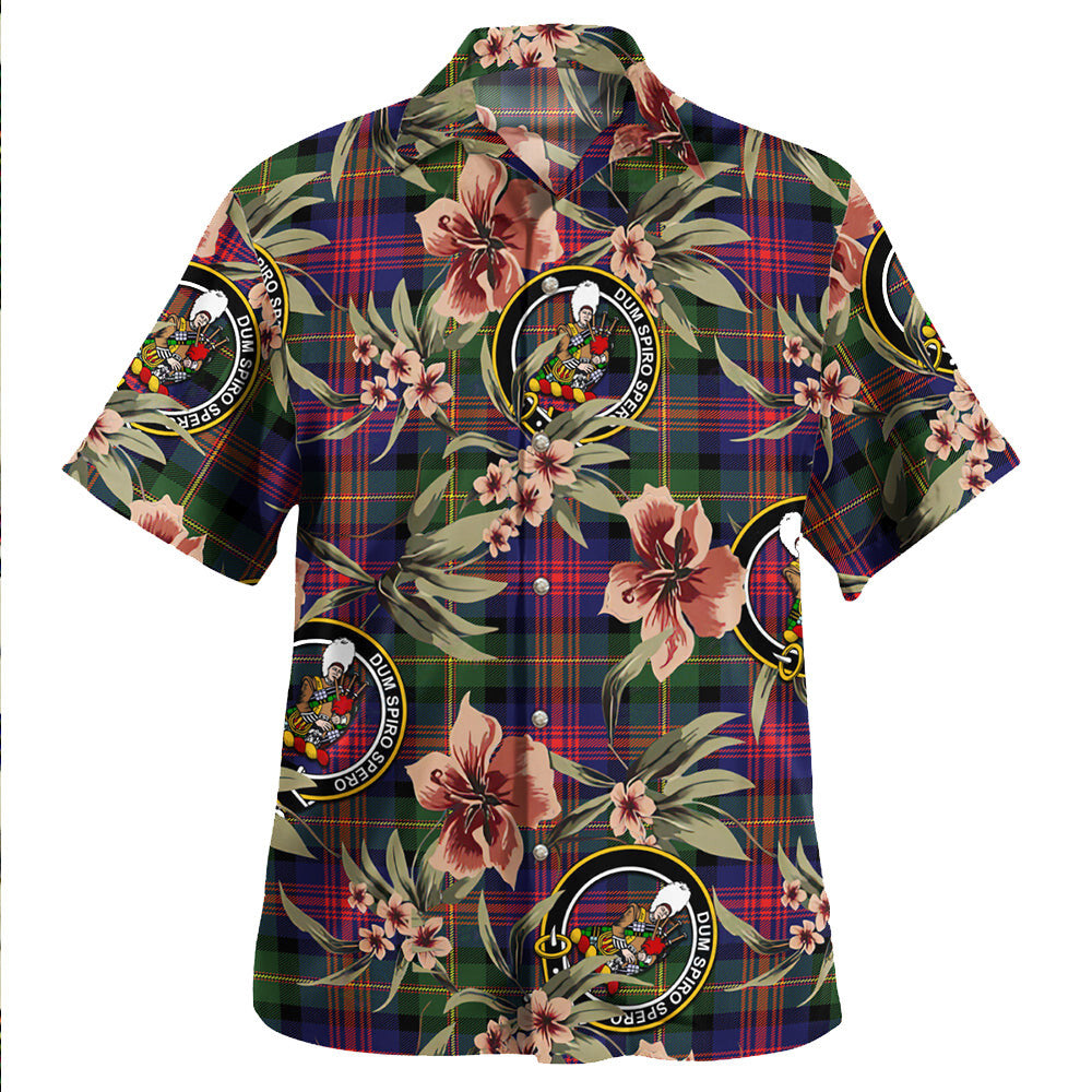 Clan MacLennan Tartan Crest Badge Aloha Hawaiian Shirt Tropical Old Style FY91 MacLennan Tartan Tartan Today