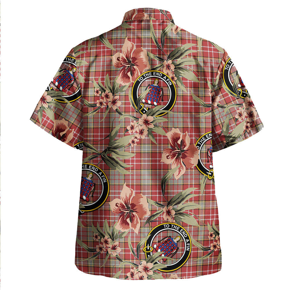 Clan Ogilvie Weathered Tartan Crest Badge Aloha Hawaiian Shirt Tropical Old Style TO66 Ogilvie Weathered Tartan Tartan Today