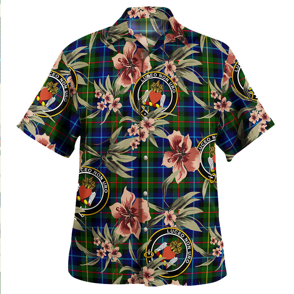 Clan Smith Modern Tartan Crest Badge Aloha Hawaiian Shirt Tropical Old Style SB59 Smith Modern Tartan Tartan Today