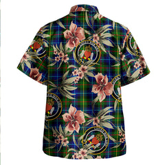 Clan Smith Modern Tartan Crest Badge Aloha Hawaiian Shirt Tropical Old Style SB59 Smith Modern Tartan Tartan Today