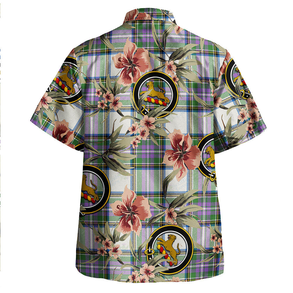 Clan Richards (Pritchard) Ancient Tartan Crest Badge Aloha Hawaiian Shirt Tropical Old Style DW22 Richards (Pritchard) Ancient Tartan Tartan Today