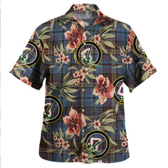 Clan Renton Modern Tartan Crest Badge Aloha Hawaiian Shirt Tropical Old Style IL18 Renton Modern Tartan Tartan Today