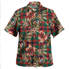 Clan Skene Modern Tartan Crest Badge Aloha Hawaiian Shirt Tropical Old Style DY95 Skene Modern Tartan Tartan Today