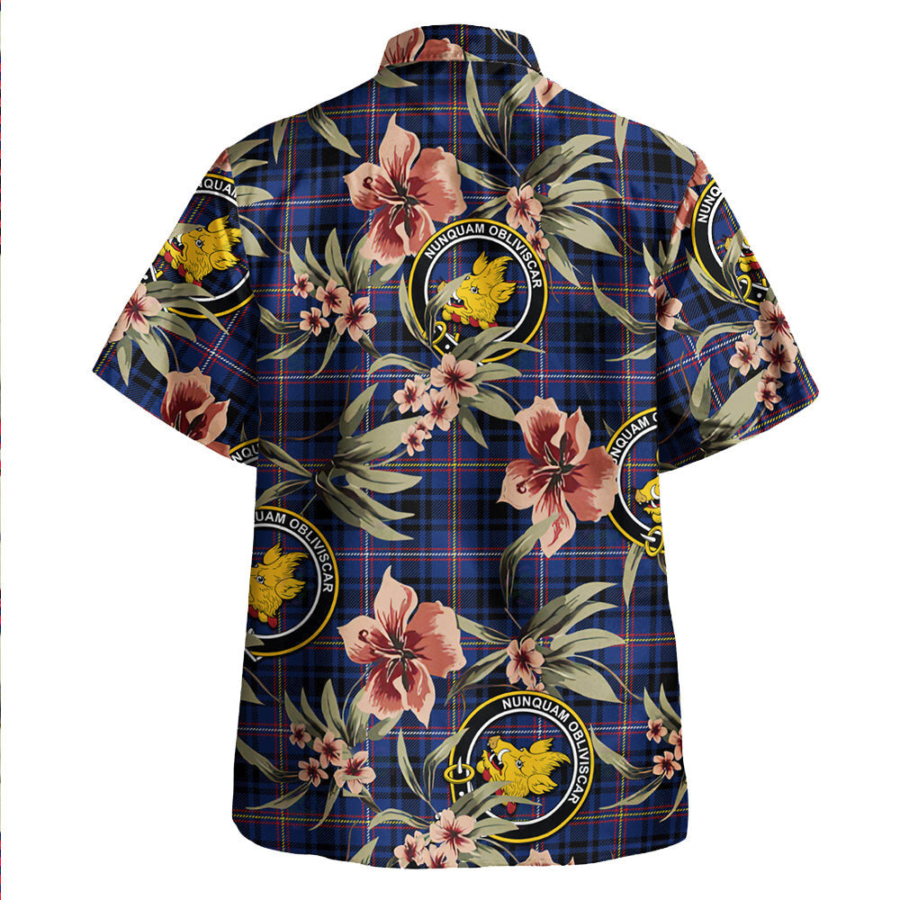 Clan MacIver of Strome Modern Tartan Crest Badge Aloha Hawaiian Shirt Tropical Old Style RX70 MacIver of Strome Modern Tartan Tartan Today