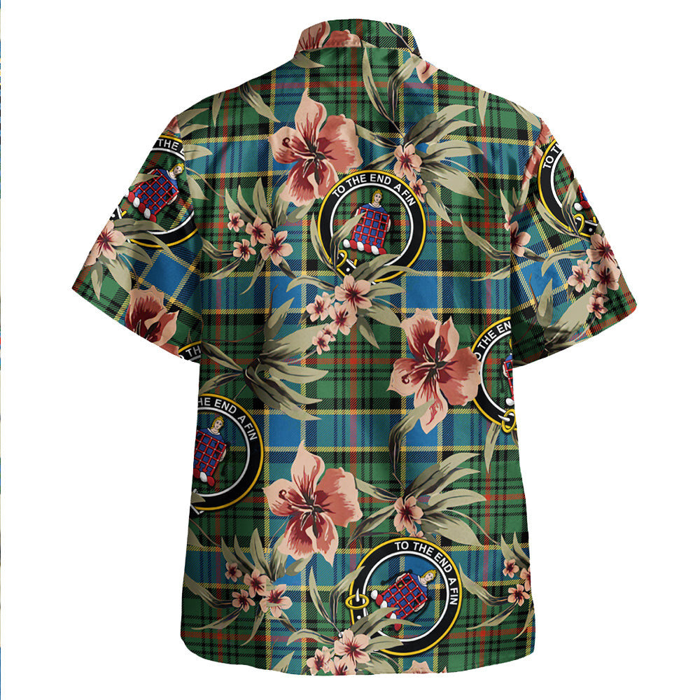 Clan Ogilvie of Inverarity (Wilson) Ancient Tartan Crest Badge Aloha Hawaiian Shirt Tropical Old Style EO28 Ogilvie of Inverarity (Wilson) Ancient Tartan Tartan Today