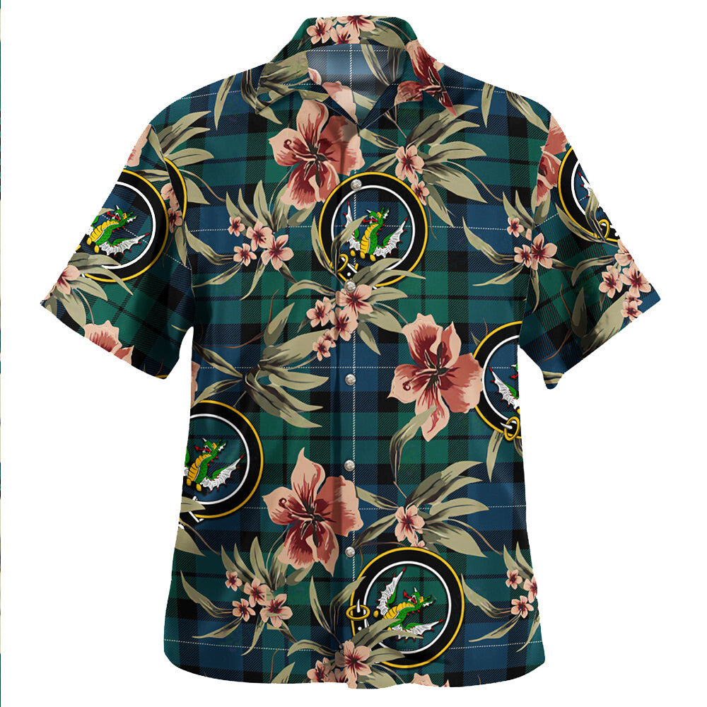 Clan MacKirdy Modern Tartan Crest Badge Aloha Hawaiian Shirt Tropical Old Style BJ33 MacKirdy Modern Tartan Tartan Today