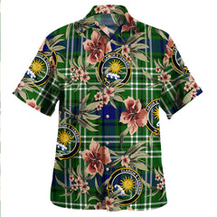 Clan Purves Tartan Crest Badge Aloha Hawaiian Shirt Tropical Old Style QG74 Purves Tartan Tartan Today