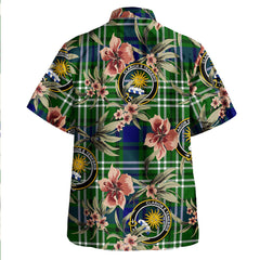 Clan Purves Tartan Crest Badge Aloha Hawaiian Shirt Tropical Old Style QG74 Purves Tartan Tartan Today