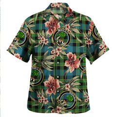 Clan Mowat Ancient Tartan Crest Badge Aloha Hawaiian Shirt Tropical Old Style CW88 Mowat Ancient Tartan Tartan Today