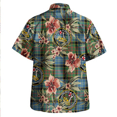 Clan Paisley Drennan (Drennan Drennan) Ancient Tartan Crest Badge Aloha Hawaiian Shirt Tropical Old Style PB40 Paisley Drennan (Drennan Drennan) Ancient Tartan Tartan Today