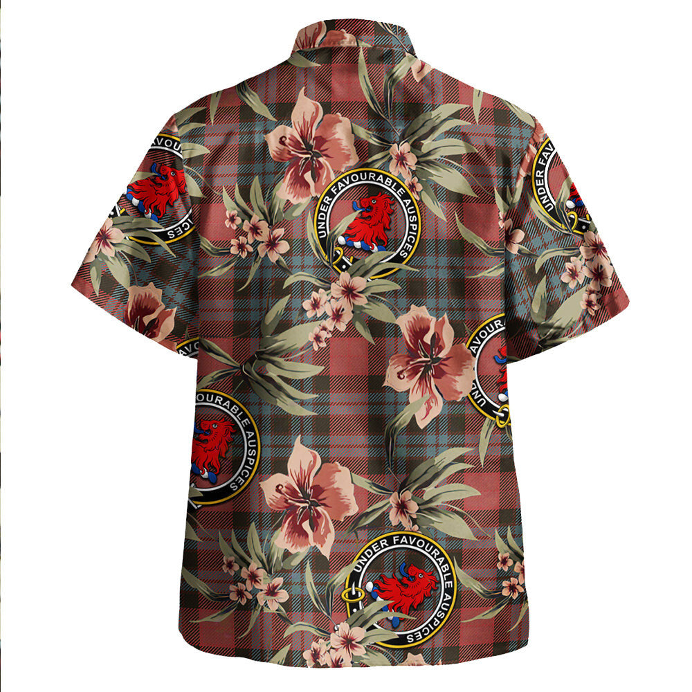 Clan Murdoch Weathered Tartan Crest Badge Aloha Hawaiian Shirt Tropical Old Style KE82 Murdoch Weathered Tartan Tartan Today