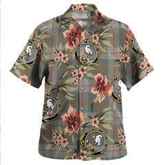 Clan Cranston Weathered Tartan Crest Badge Aloha Hawaiian Shirt Tropical Old Style DK95 Cranston Weathered Tartan Tartan Today