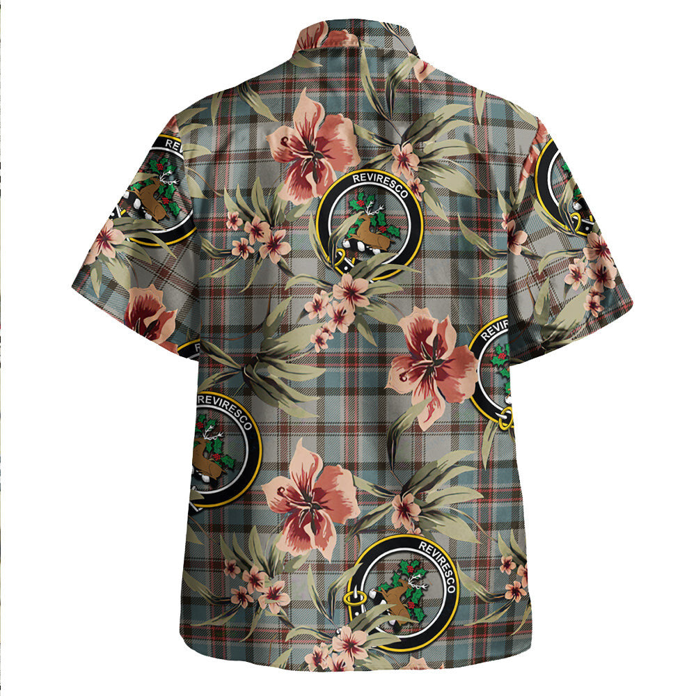 Clan Dinwoodie Weathered Tartan Crest Badge Aloha Hawaiian Shirt Tropical Old Style MG33 Dinwoodie Weathered Tartan Tartan Today