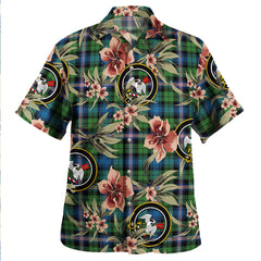 Clan Gammell Ancient Tartan Crest Badge Aloha Hawaiian Shirt Tropical Old Style YC37 Gammell Ancient Tartan Tartan Today