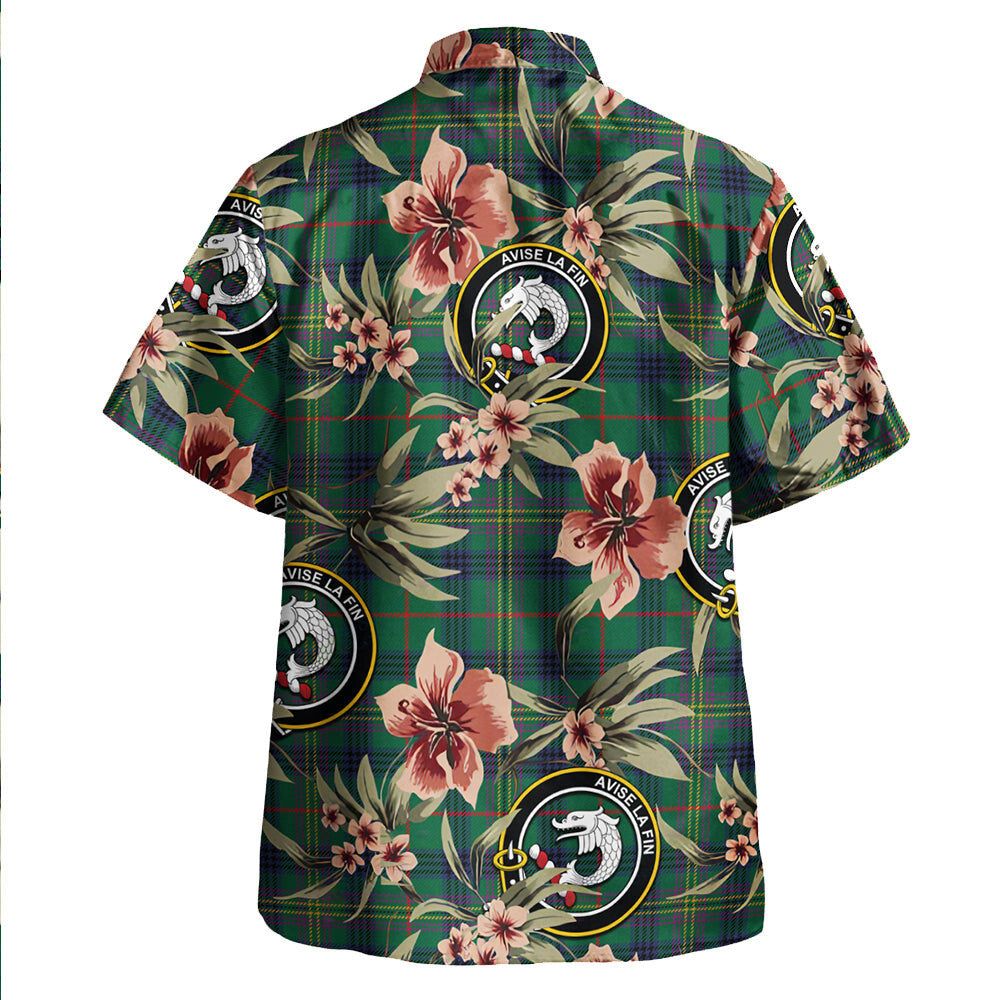 Clan Kennedy Modern Tartan Crest Badge Aloha Hawaiian Shirt Tropical Old Style BK88 Kennedy Modern Tartan Tartan Today