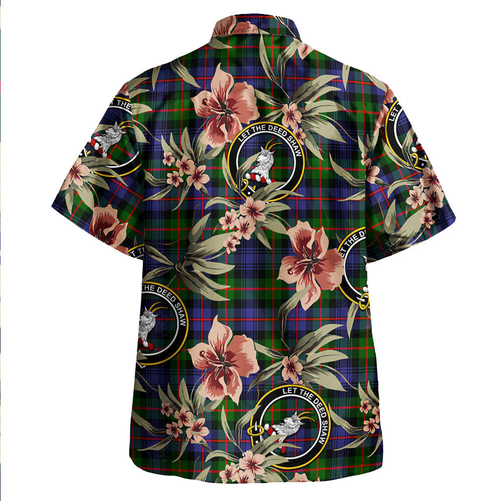 Clan Fleming Tartan Crest Badge Aloha Hawaiian Shirt Tropical Old Style CQ93 Fleming Tartan Tartan Today