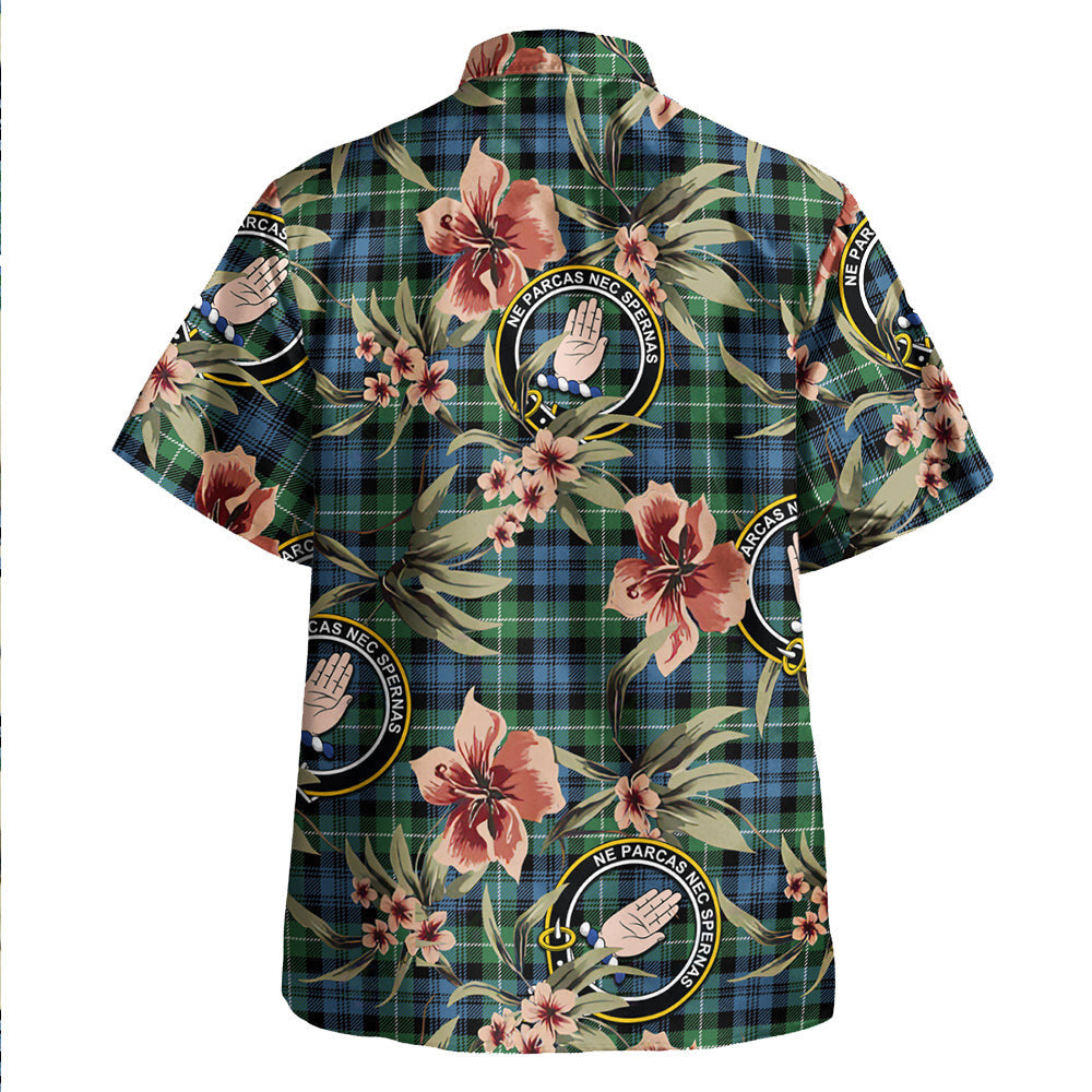 Clan Lamont (MacLamont) Ancient Tartan Crest Badge Aloha Hawaiian Shirt Tropical Old Style ME47 Lamont (MacLamont) Ancient Tartan Tartan Today