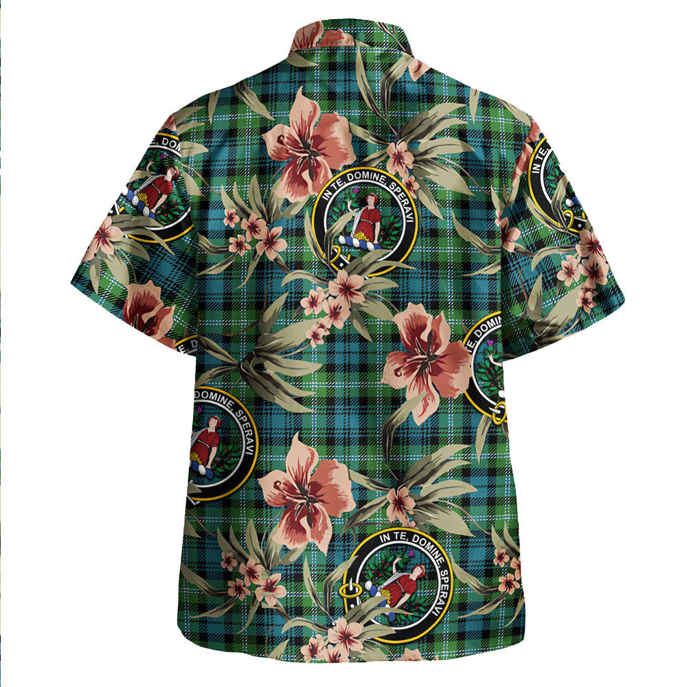 Clan Lyon (LiallLyallLyle) Ancient Tartan Crest Badge Aloha Hawaiian Shirt Tropical Old Style OU68 Lyon (LiallLyallLyle) Ancient Tartan Tartan Today