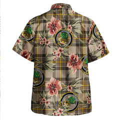 Clan Hamilton of Brandon Weathered Tartan Crest Badge Aloha Hawaiian Shirt Tropical Old Style CS58 Hamilton of Brandon Weathered Tartan Tartan Today