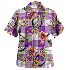 Clan Erskine Red Tartan Crest Badge Aloha Hawaiian Shirt Tropical Old Style PJ12 Erskine Red Tartan Tartan Today