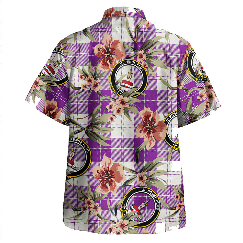 Clan Erskine Red Tartan Crest Badge Aloha Hawaiian Shirt Tropical Old Style PJ12 Erskine Red Tartan Tartan Today