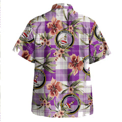 Clan Erskine Red Tartan Crest Badge Aloha Hawaiian Shirt Tropical Old Style PJ12 Erskine Red Tartan Tartan Today