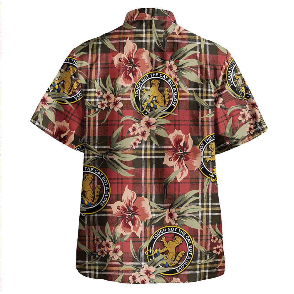 Clan MacPherson of Cluny Red Weathered Tartan Crest Badge Aloha Hawaiian Shirt Tropical Old Style IF50 MacPherson of Cluny Red Weathered Tartan Tartan Today