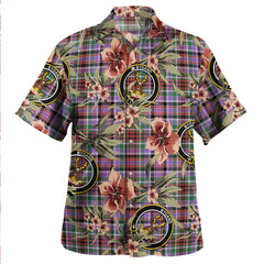 Clan Huntly Ancient Tartan Crest Badge Aloha Hawaiian Shirt Tropical Old Style TM52 Huntly Ancient Tartan Tartan Today