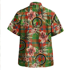 Clan Hutcheson Ancient Tartan Crest Badge Aloha Hawaiian Shirt Tropical Old Style KK77 Hutcheson Ancient Tartan Tartan Today