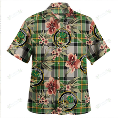 Clan Hamilton of Brandon Ancient Tartan Crest Badge Aloha Hawaiian Shirt Tropical Old Style ZG87 Hamilton of Brandon Ancient Tartan Tartan Today