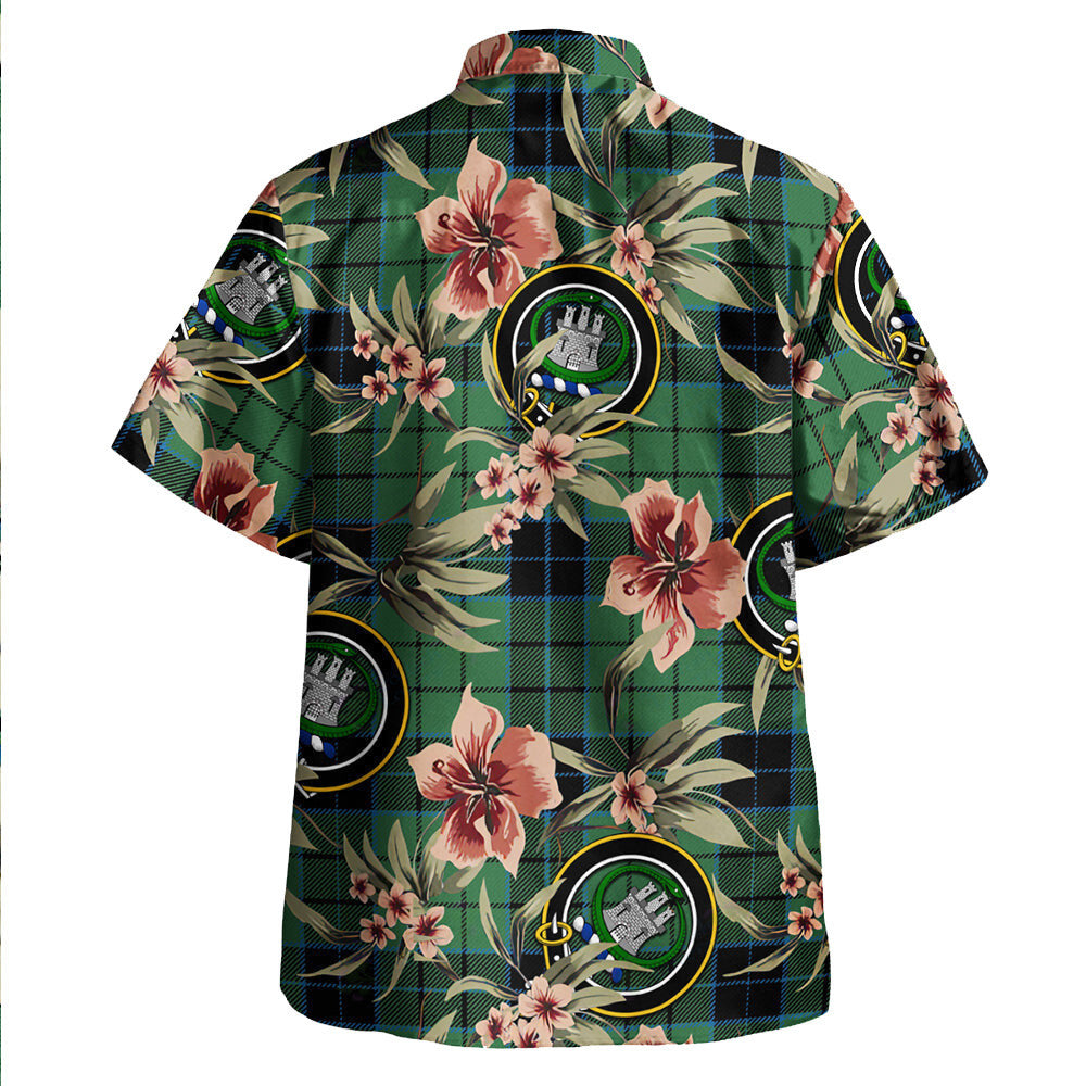 Clan Innes (Georgina) Weathered Tartan Crest Badge Aloha Hawaiian Shirt Tropical Old Style DU62 Innes (Georgina) Weathered Tartan Tartan Today