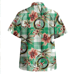 Clan Erskine Purple Tartan Crest Badge Aloha Hawaiian Shirt Tropical Old Style PM68 Erskine Purple Tartan Tartan Today