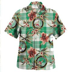 Clan Erskine Purple Tartan Crest Badge Aloha Hawaiian Shirt Tropical Old Style PM68 Erskine Purple Tartan Tartan Today