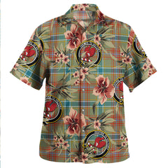 Clan Currie of Arran Ancient Tartan Crest Badge Aloha Hawaiian Shirt Tropical Old Style JA85 Currie of Arran Ancient Tartan Tartan Today