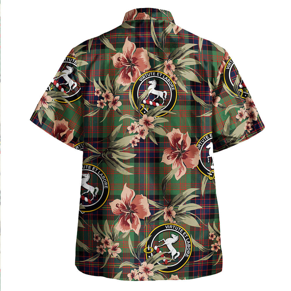 Clan Cochrane (Cochran) Modern Tartan Crest Badge Aloha Hawaiian Shirt Tropical Old Style OX45 Cochrane (Cochran) Modern Tartan Tartan Today