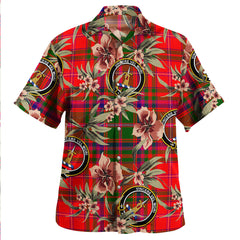 Clan MacDowall Tartan Crest Badge Aloha Hawaiian Shirt Tropical Old Style GE57 MacDowall Tartan Tartan Today