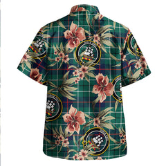 Clan Duncan Modern Tartan Crest Badge Aloha Hawaiian Shirt Tropical Old Style DF19 Duncan Modern Tartan Tartan Today