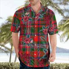 Clan MacKinnon Modern Tartan Scottish Lion Hawaiian Shirt KQ53 MacKinnon Modern Tartan Tartan Hawaii Shirt