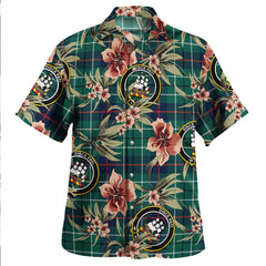 Clan Duncan Modern Tartan Crest Badge Aloha Hawaiian Shirt Tropical Old Style DF19 Duncan Modern Tartan Tartan Today