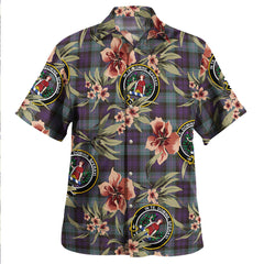 Clan Lyon ((LiallLyallLyle) Weathered Tartan Crest Badge Aloha Hawaiian Shirt Tropical Old Style KF46 Lyon ((LiallLyallLyle) Weathered Tartan Tartan Today