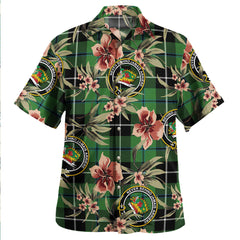 Douglas Ancient Tartan Clan Crest Badge Aloha Hawaiian Shirt Tropical Old Style IX18 Douglas Ancient Tartan Tartan Today