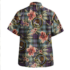Clan Graham of Montrose Weathered Tartan Crest Badge Aloha Hawaiian Shirt Tropical Old Style LA62 Graham of Montrose Weathered Tartan Tartan Today