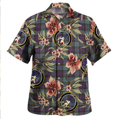 Clan Sempill (Semple) Weathered Tartan Crest Badge Aloha Hawaiian Shirt Tropical Old Style UY52 Sempill (Semple) Weathered Tartan Tartan Today