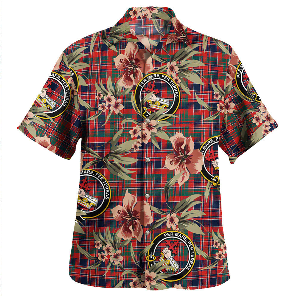 Clan MacDonald of Boisdale (Donald Boisdale) Modern Tartan Crest Badge Aloha Hawaiian Shirt Tropical Old Style CE37 MacDonald of Boisdale (Donald Boisdale) Modern Tartan Tartan Today