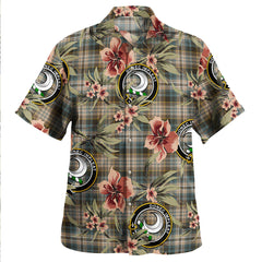 Clan Kidd Weathered Tartan Crest Badge Aloha Hawaiian Shirt Tropical Old Style KT64 Kidd Weathered Tartan Tartan Today