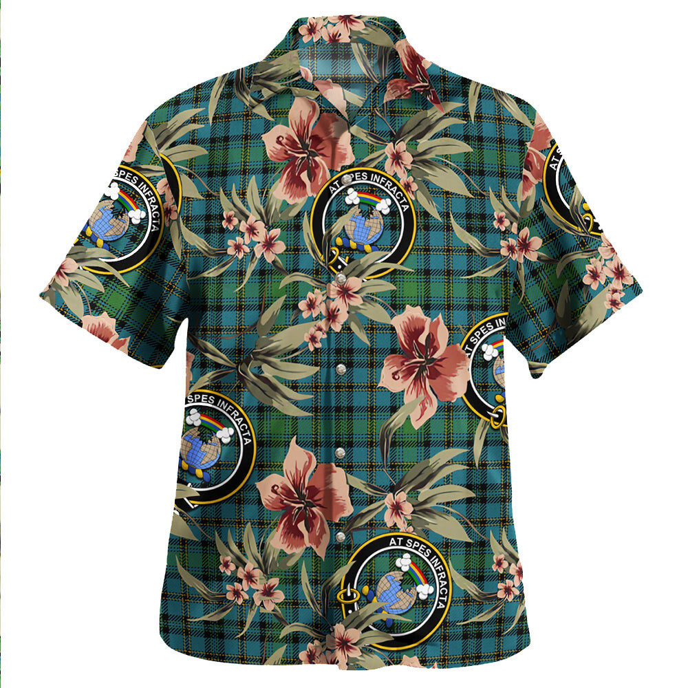 Clan Hope Vere Ancient Tartan Crest Badge Aloha Hawaiian Shirt Tropical Old Style AH44 Hope Vere Ancient Tartan Tartan Today