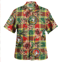 Gibson (Gibbs) Modern Tartan Clan Crest Badge Aloha Hawaiian Shirt Tropical Old Style OO53 Gibson (Gibbs) Modern Tartan Tartan Today
