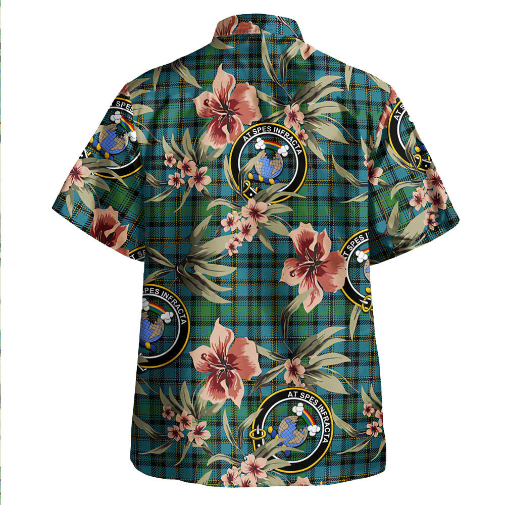 Clan Hope Vere Ancient Tartan Crest Badge Aloha Hawaiian Shirt Tropical Old Style AH44 Hope Vere Ancient Tartan Tartan Today