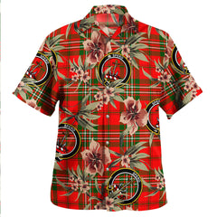 Clan Langlands Tartan Crest Badge Aloha Hawaiian Shirt Tropical Old Style AY66 Langlands Tartan Tartan Today