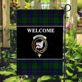 Clan Lockhart Tartan Crest Black Garden Flag GU96 Clan Lockhart Tartan Today